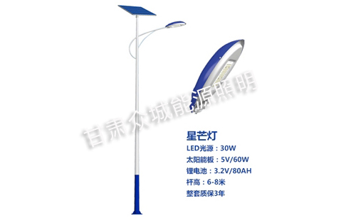 天祝太阳能路灯核心技术参数解读